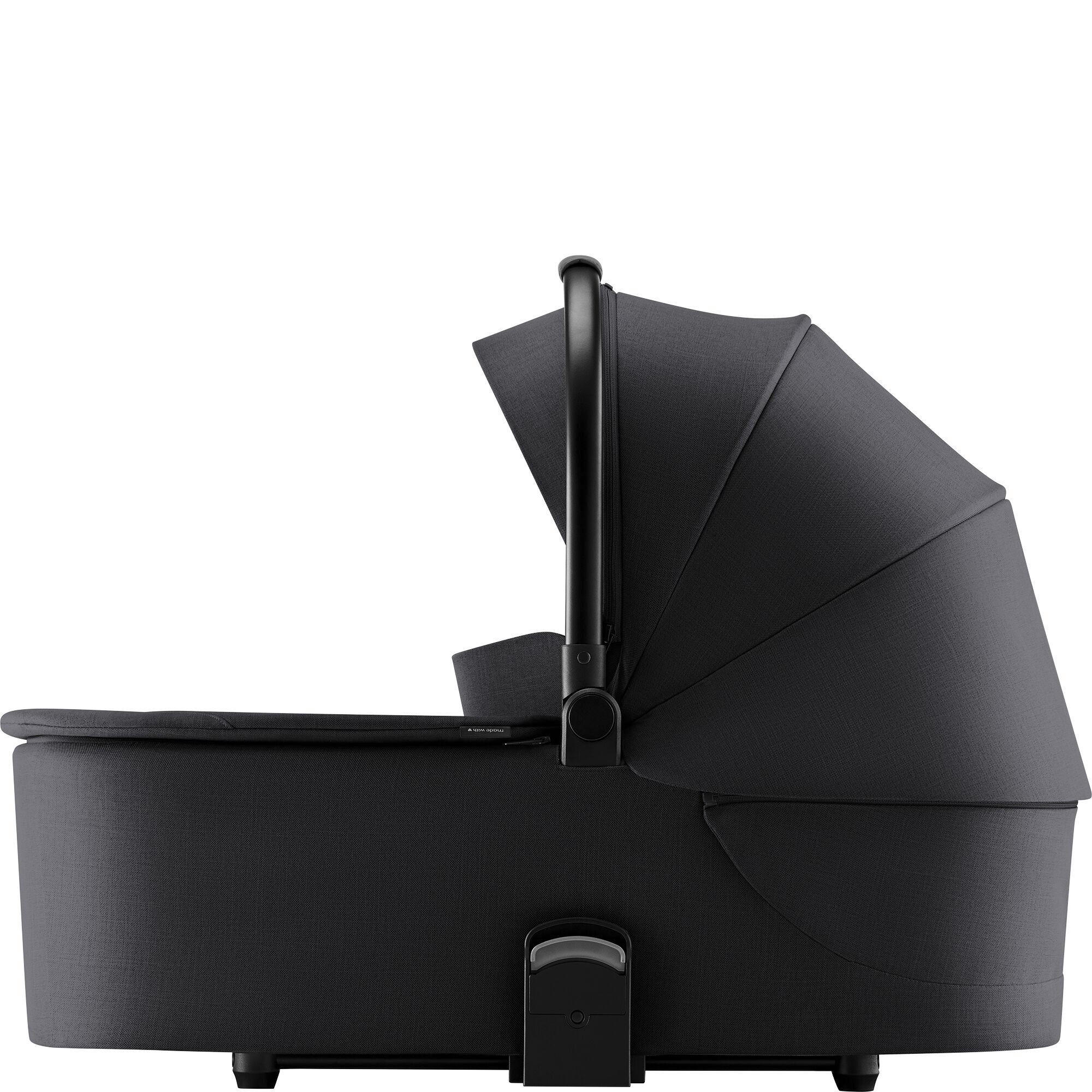 LIEGEWANNE Rio Carry Cot  - Schwarz, Basics, Textil/Metall (23/38/80cm) - Britax Römer