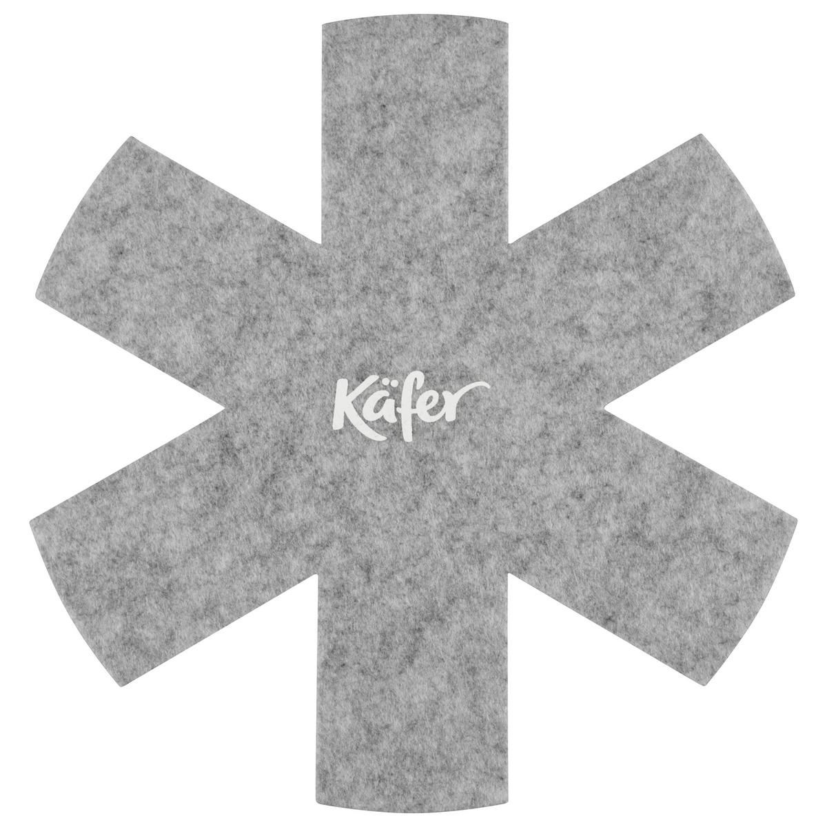 Protecție Pentru Tigăi 38 cm  - gri, Basics, textil (38cm) - Käfer