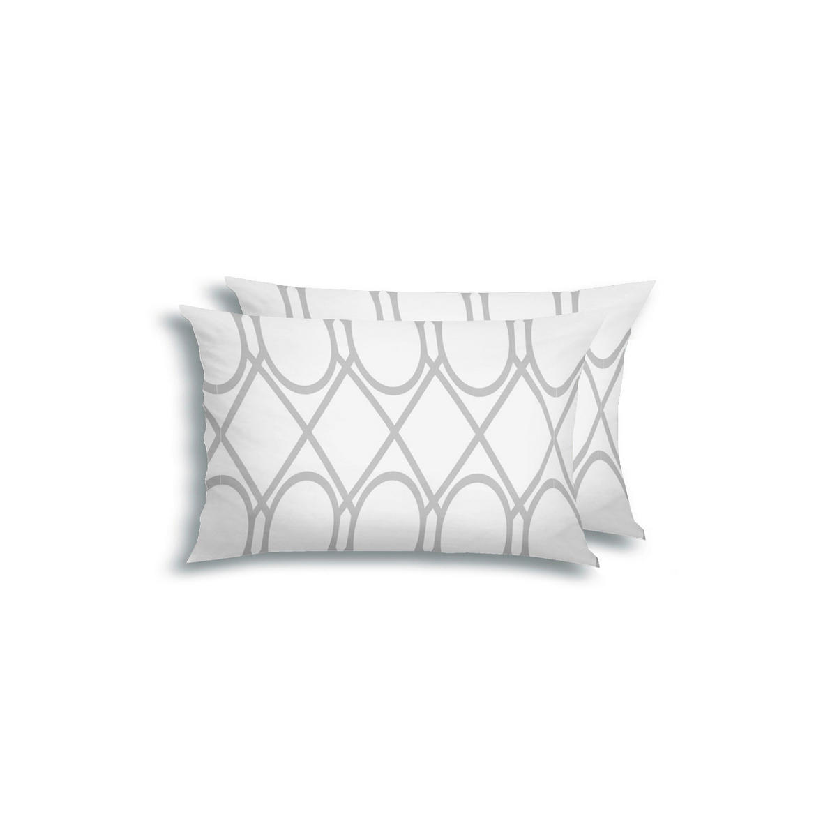 KOPFPOLSTERBEZUG 40/60 cm  - Hellgrau, Design, Textil (40/60cm) - Florella