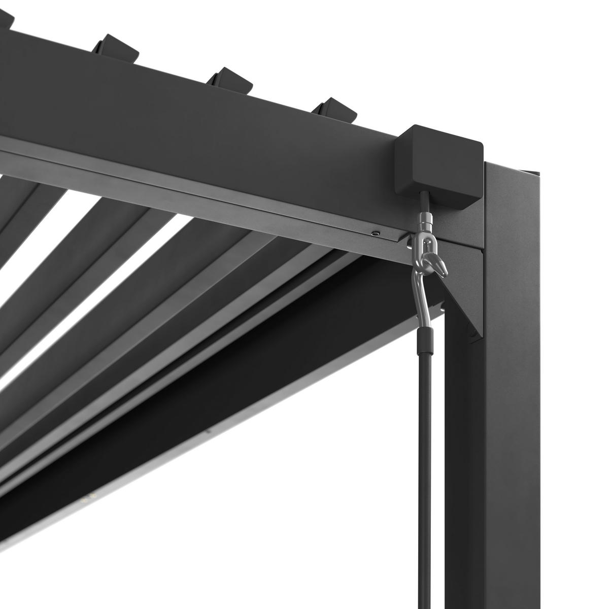 PAVILLON 300/227/300 cm   - Anthrazit, MODERN, Metall (300/227/300cm) - Ambia Garden