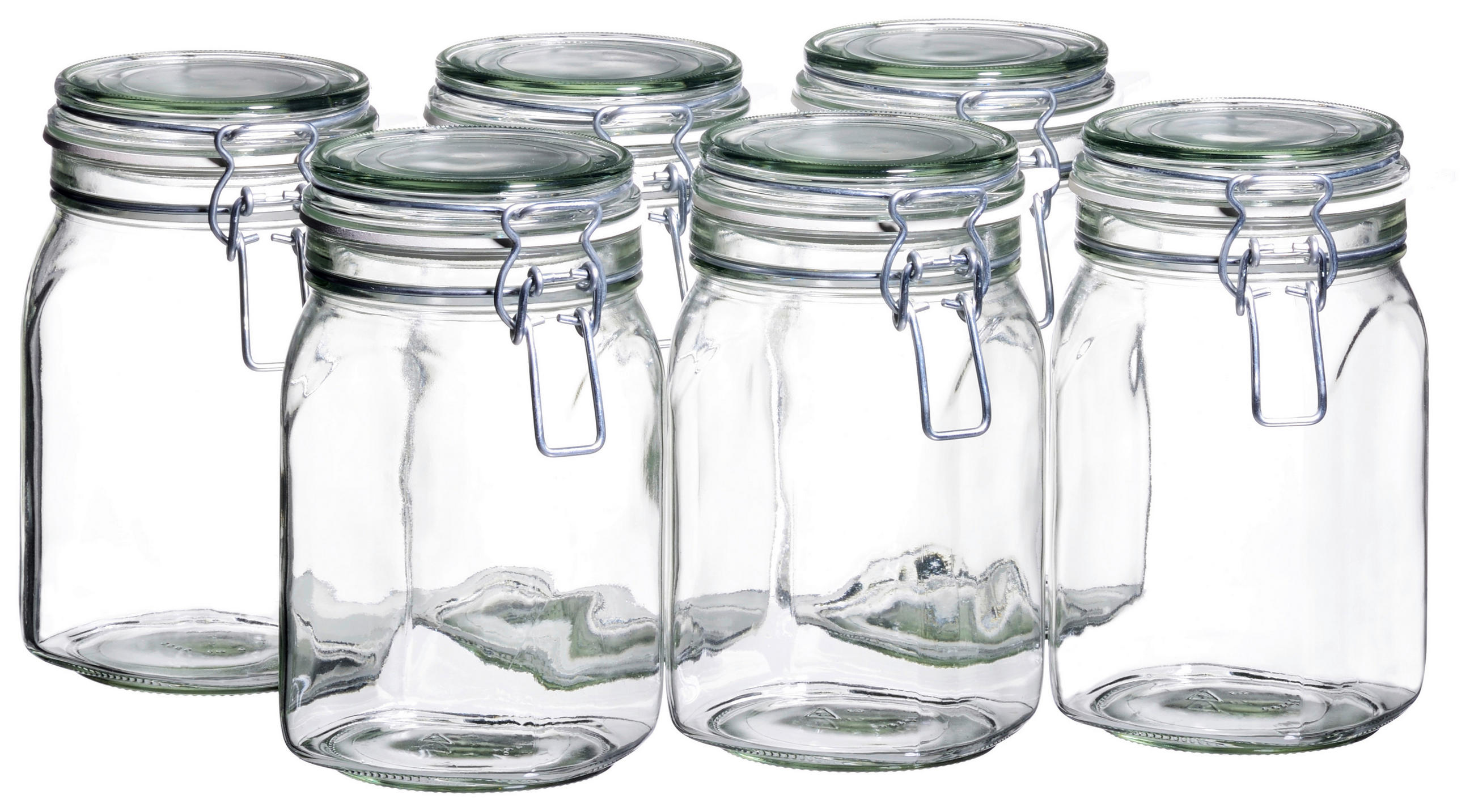 EINMACHGLAS-SET  - Transparent, Basics, Glas (1050ml) - Mäser