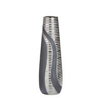BODENVASE Sevilla  - Silberfarben/Grau, Basics, Keramik (14/49/14cm)