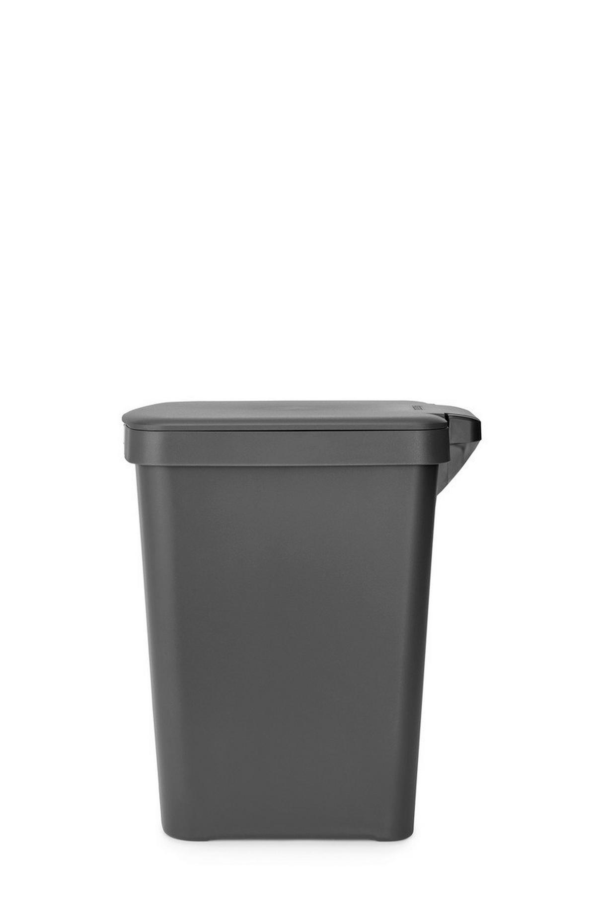 KOŠ ZA SMETI - temno siva, Basics, umetna masa (28/40.9/35.2cm) - Brabantia
