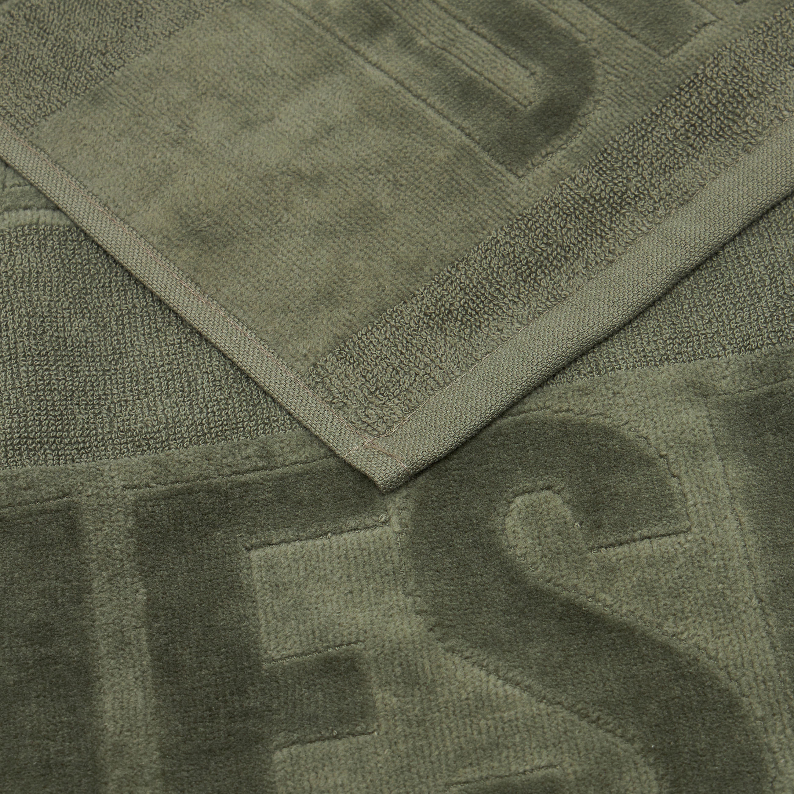 HANDTUCH RUNNING LOGO Grün  - Grün, Basics, Textil (60/100cm) - Diesel