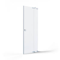 DUSCHTÜR Silberfarben  100/200 cm  - Silberfarben, MODERN, Glas/Metall (100/200cm) - Schöner Wohnen