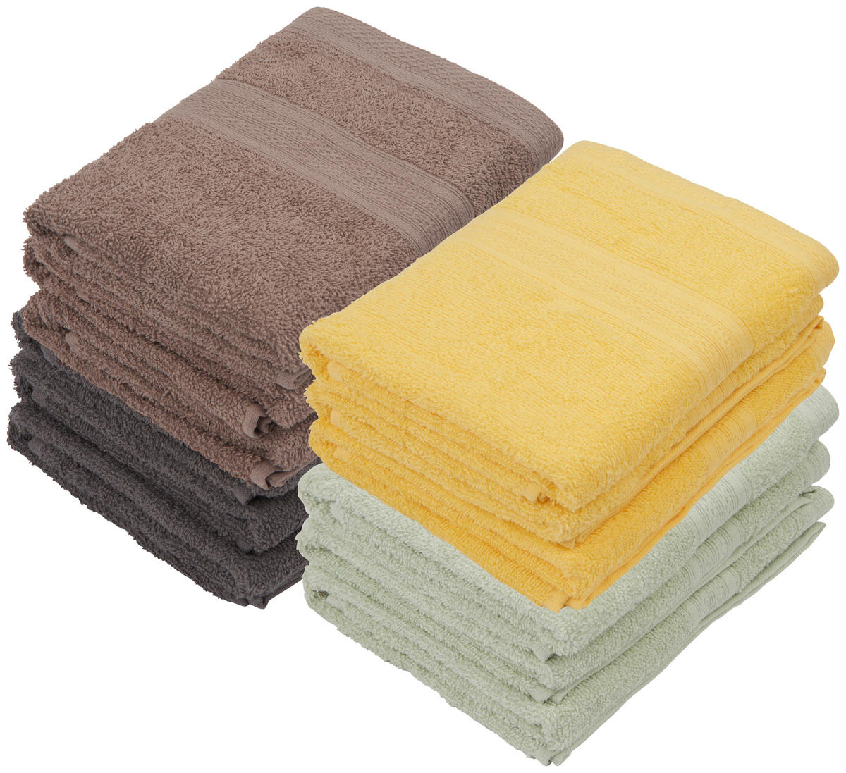 SADA RUČNÍKŮ, 50/90 cm, antracitová - antracitová, Konvenční, textil (50/90cm) - Esposa