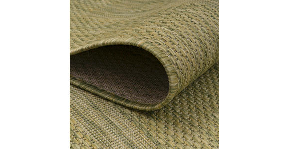 FLACHWEBETEPPICH 60/100 cm Relax Grün  - Grün, Basics, Textil (60/100cm) - Novel