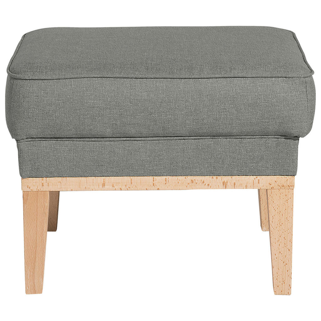 Thumbnail - Max Winzer Hocker, Hellgrau, Textil, Buche, rechteckig, 50x41x41 cm, Goldenes M, Made in Europe, Wohnzimmer, Hocker, Sit...