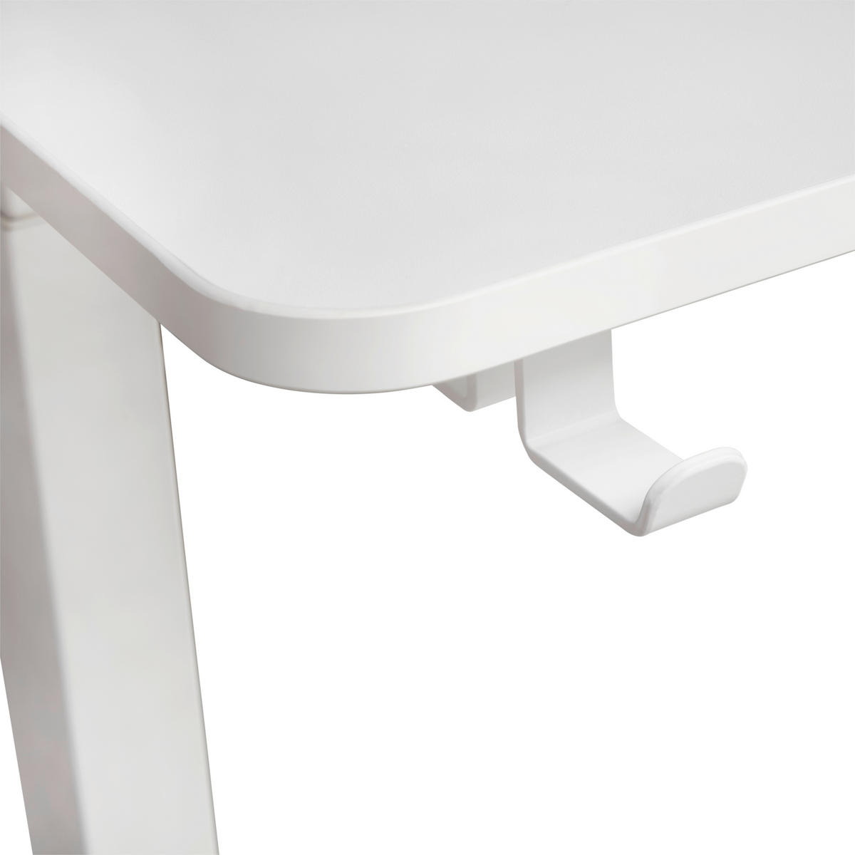 SCHREIBTISCH höhenverstellbar  - Weiß, MODERN, Holzwerkstoff/Kunststoff (160/71/116/75cm) - MID.YOU