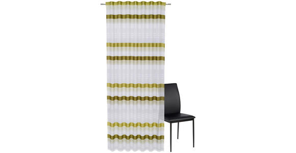 FERTIGVORHANG halbtransparent  - Grün, KONVENTIONELL, Textil (140/245cm) - Esposa