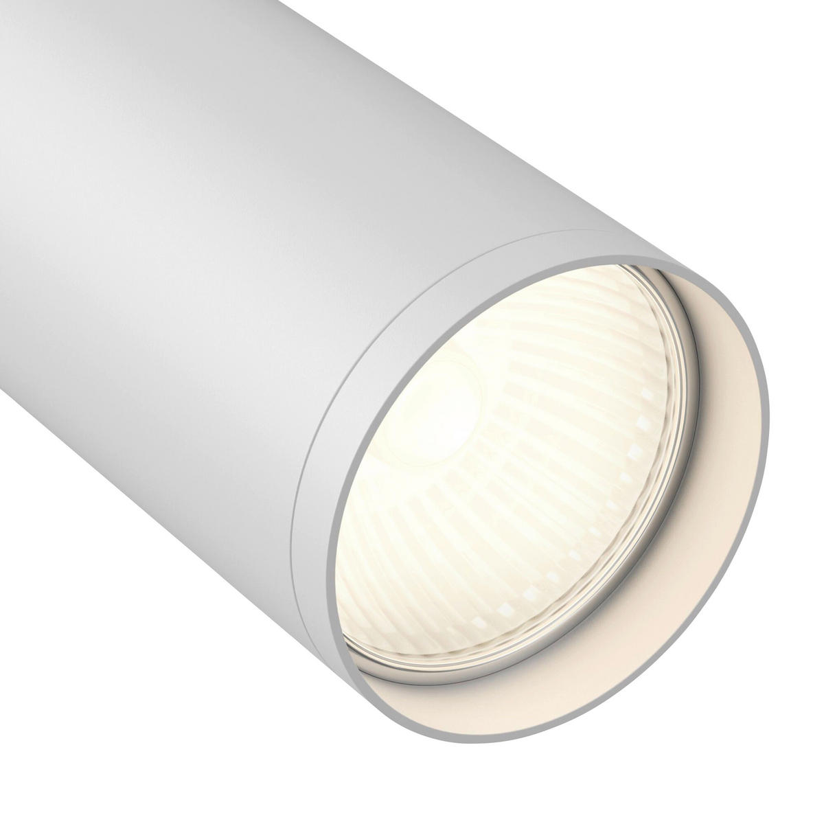 SCHIENENSYSTEM-STRAHLER - Weiss, Basics, Metall (5,2/12,5/9,2cm) - MAYTONI
