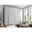 DREHTÜRENSCHRANK  in Weiß  - Schwarz/Weiß, MODERN, Holzwerkstoff/Kunststoff (270/225/52cm) - Carryhome