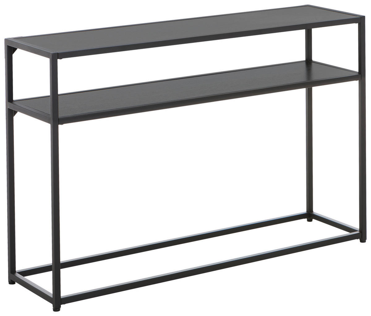 KONSOLENTISCH Schwarz  - Schwarz, Design, Holzwerkstoff/Metall (110/30/70cm) - MID.YOU