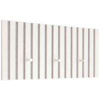 GARDEROBENPANEEL  in 60/30/7 cm  - Sandfarben, MODERN, Holzwerkstoff/Textil (60/30/7cm)