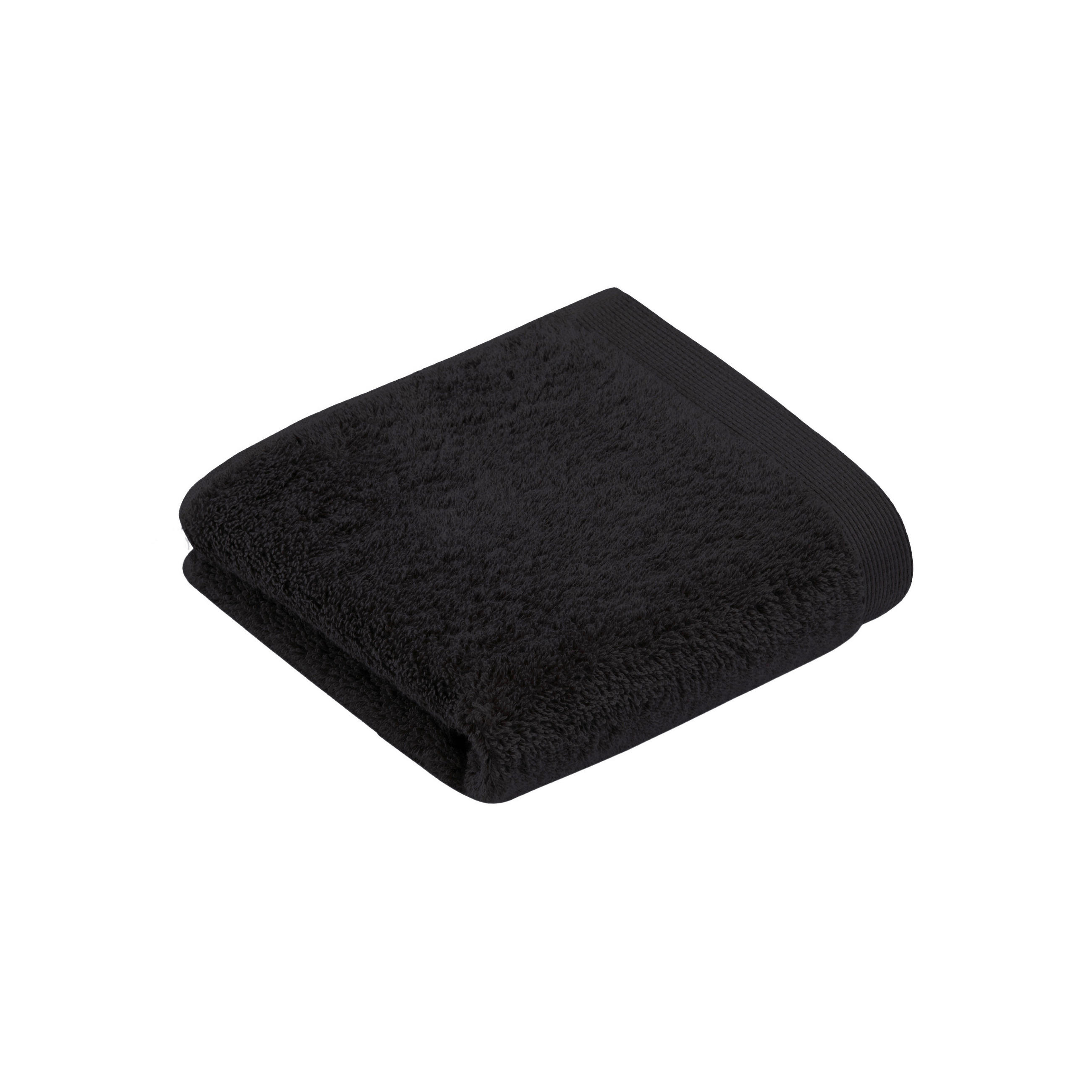 GÄSTETUCH High Line Schwarz 60/40 cm  - Schwarz, Basics, Textil (60/40cm) - Vossen