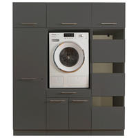 HAUSWIRTSCHAFTSRAUM 167,5/200/67,5 cm  in Anthrazit  - Anthrazit, Design, Holzwerkstoff (167,5/200/67,5cm)