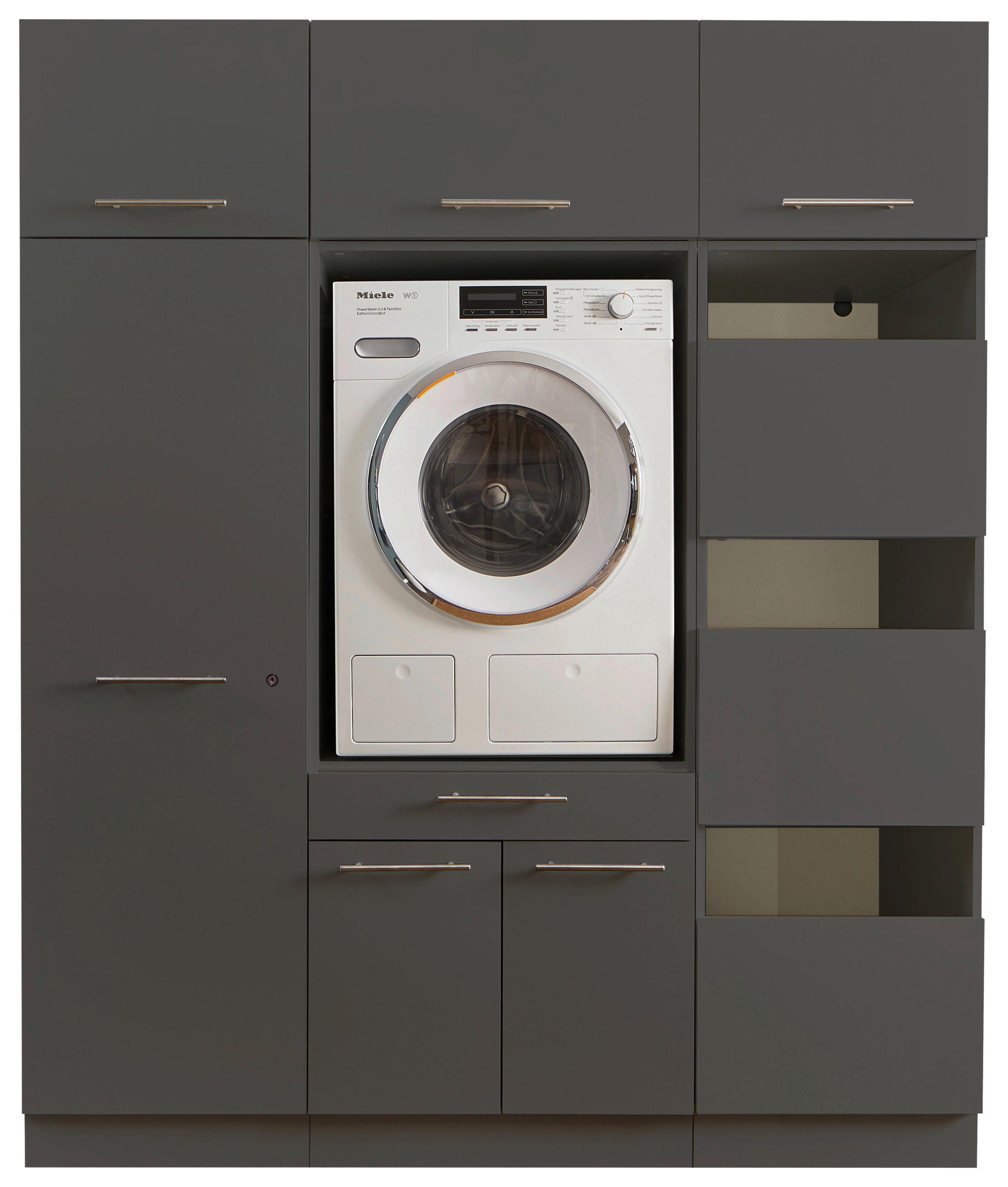 XXXLutz Hauswirtschaftsraum Laundreezy Anthrazit 167.5x200x67.5 cm