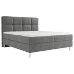 BOXBETT 180/200 cm  in Grau  - Chromfarben/Grau, Design, Holz/Holzwerkstoff (180/200cm) - Esposa