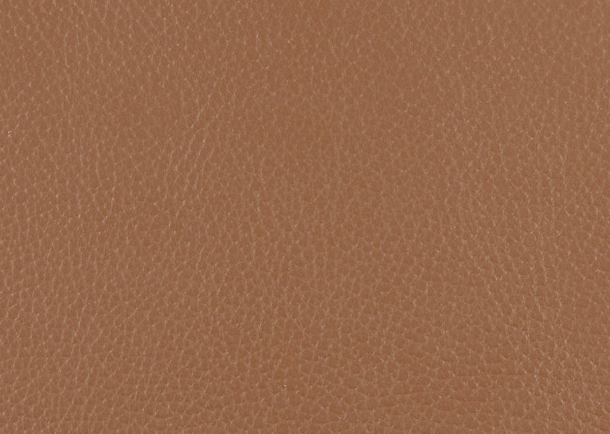 3-SITZER-SOFA Echtleder Cognac  - Cognac/Schwarz, Design, Leder/Metall (210/79/104cm) - Belluti