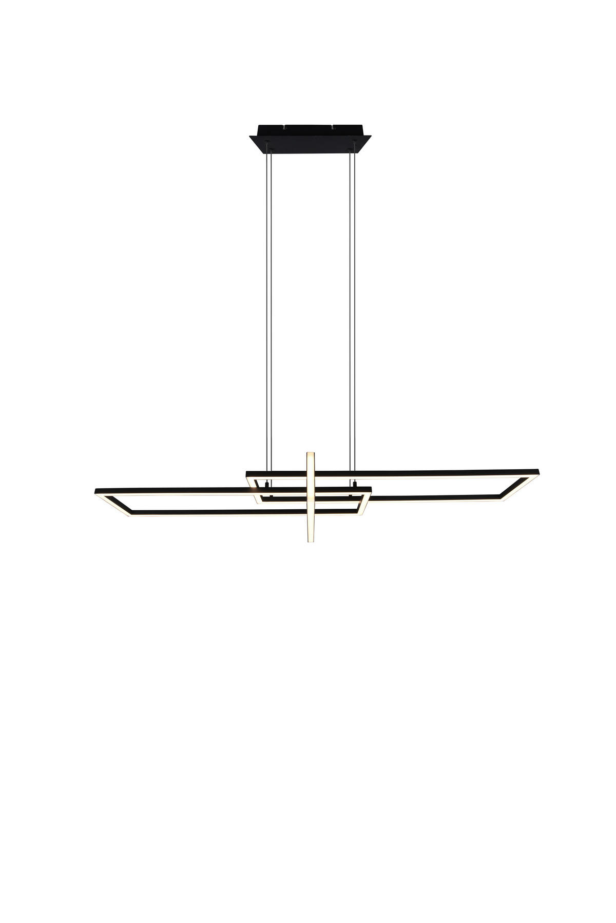 LED-HÄNGELEUCHTE 110/40/150 cm  - Schwarz, Design, Metall (110/40/150cm) - Trio Leuchten