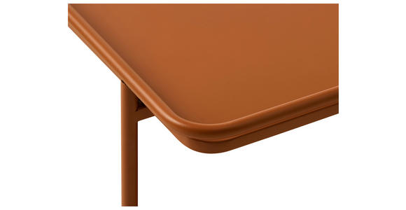 BEISTELLTISCH 45/45/44,3 cm Terracotta quadratisch - Terracotta, Basics, Metall (45/45/44,3cm) - Xora