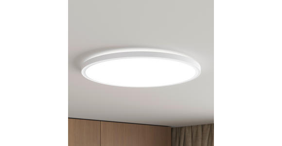 LED-DECKENLEUCHTE 42/2,9 cm   - Weiß, Basics, Kunststoff (42/2,9cm) - Novel
