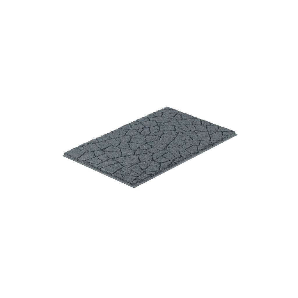 Thumbnail - Grund Badematte Grund, Anthrazit, Textil, Steine, rechteckig, 50x80 cm, Made in Europe, Oeko-Tex® Standard 100, Badtexti...