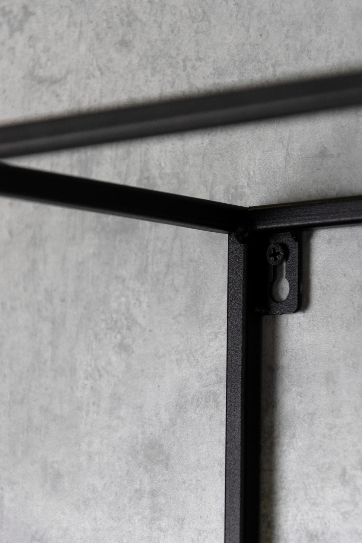 WANDREGAL  - Schwarz, Design, Metall (19/28/30cm)