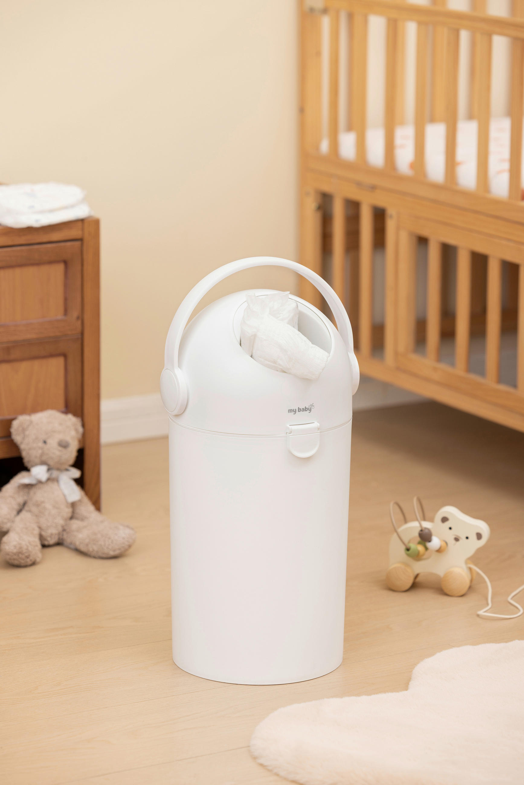 WINDELEIMER - Weiß, Basics, Kunststoff (26/55cm) - My Baby Lou