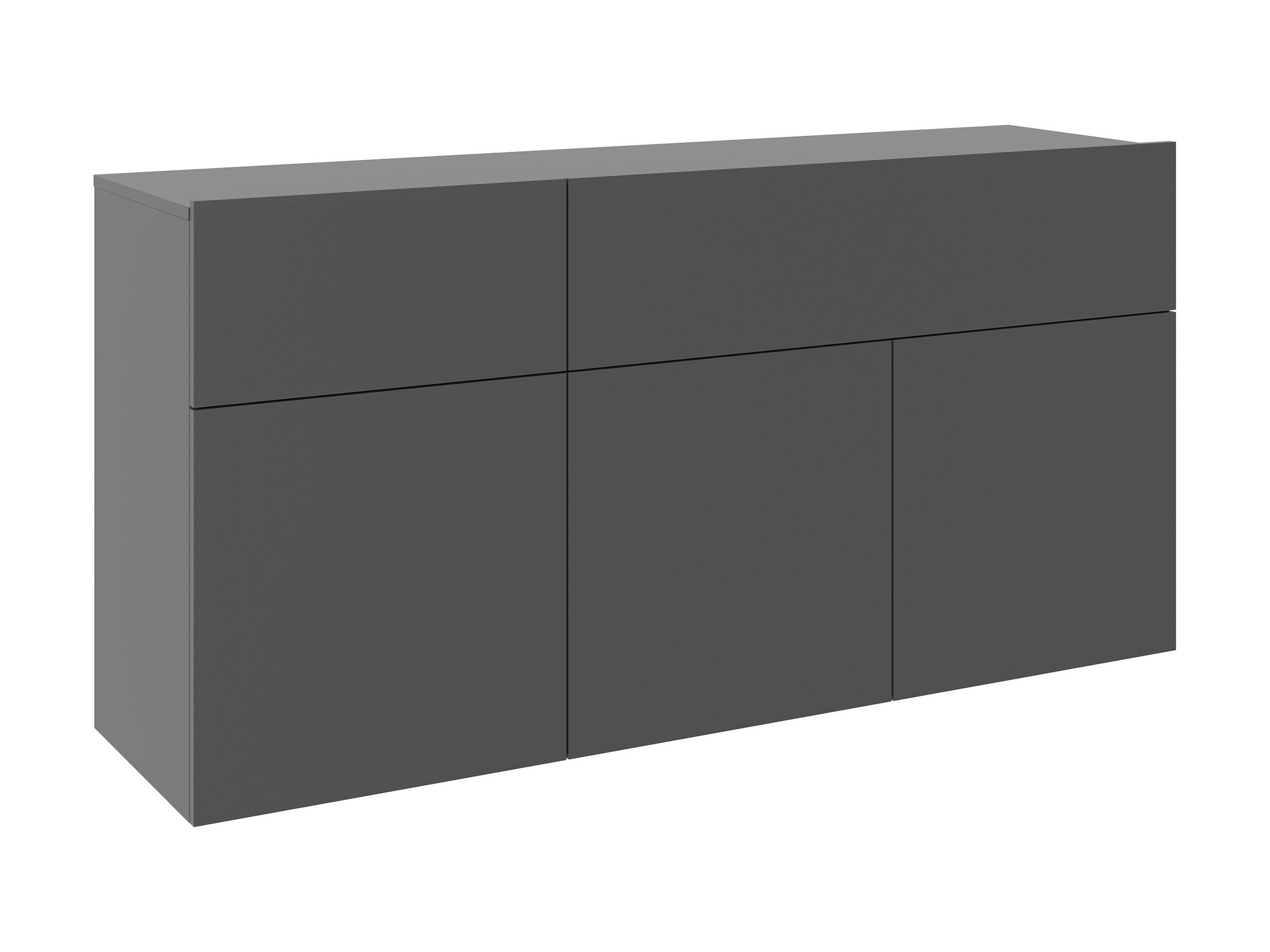 SIDEBOARD Newniq  in 150/75/42 cm  - Anthrazit, Design, Holzwerkstoff (150/75/42cm) - Hom`in