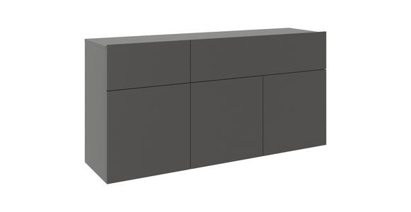 SIDEBOARD Newniq  in 150/75/42 cm  - Anthrazit, Design, Holzwerkstoff (150/75/42cm) - Hom`in