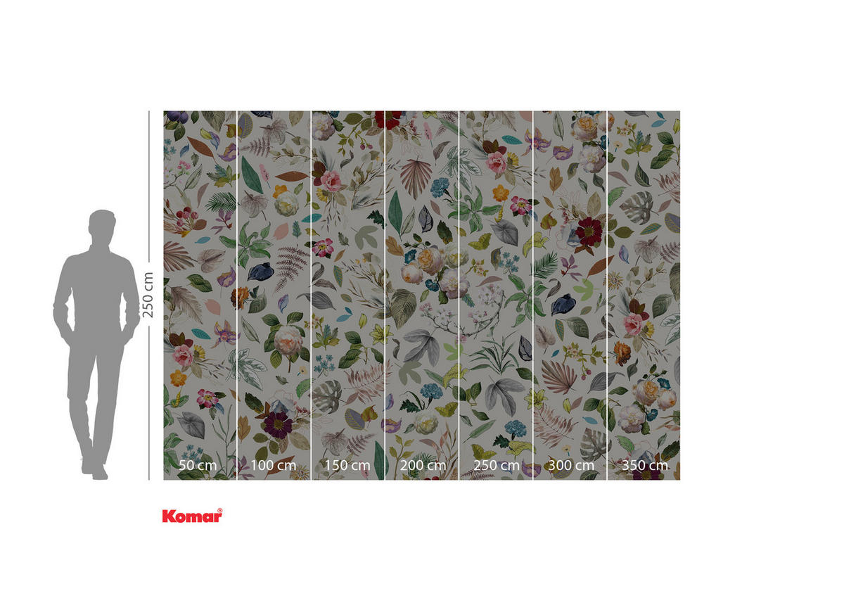 NON WOVEN-TAPET 350/250 cm  - multicolor, Basics (350/250cm) - Komar