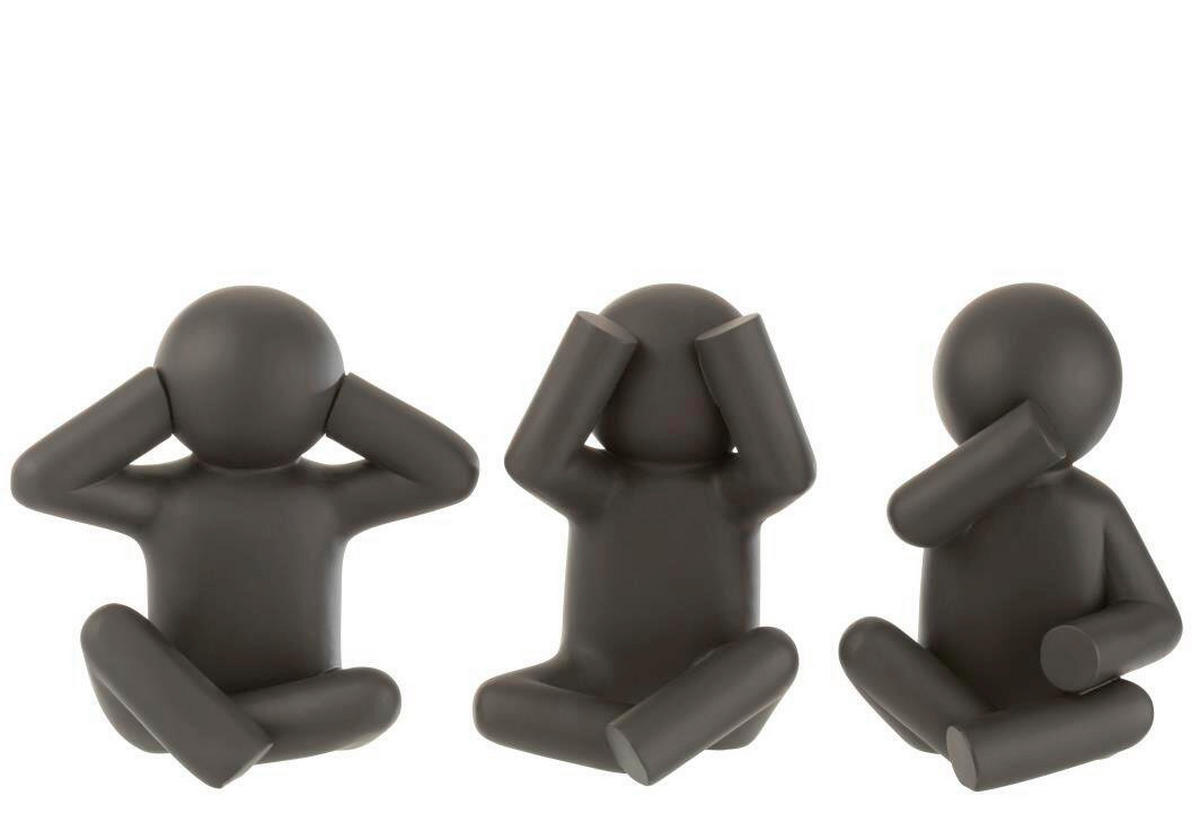 DEKOAFFE - Schwarz, Basics, Kunststoff (24/15/25cm) - Ambia Home