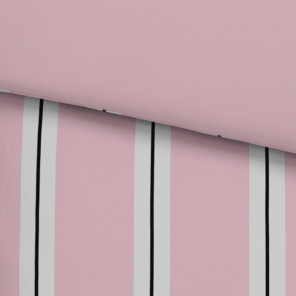 BETTWÄSCHE Stripes Renforcé 135/200 cm  - Pink, KONVENTIONELL, Textil (135/200cm) - Novel