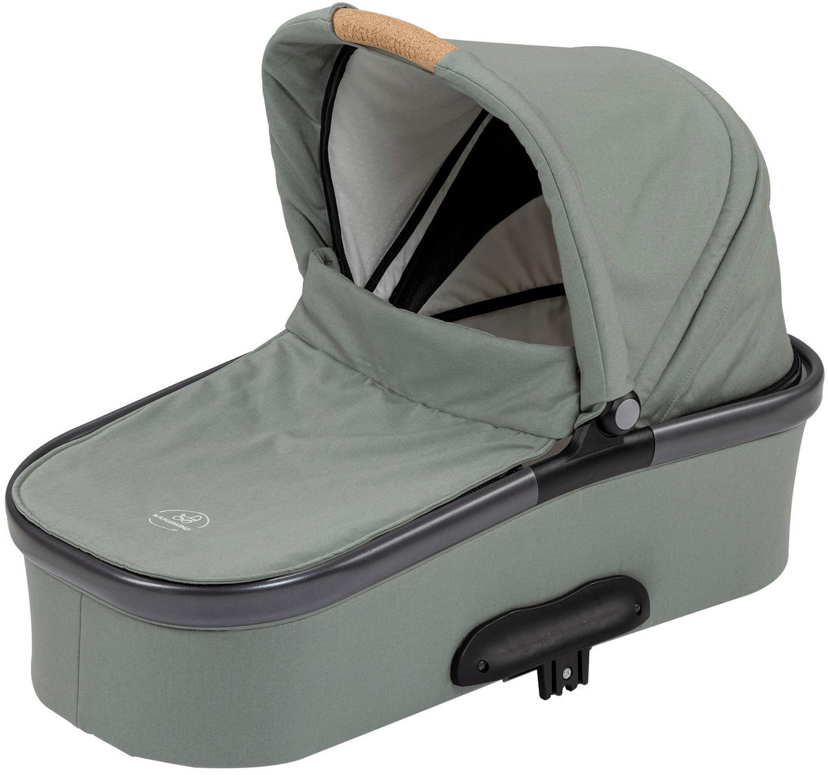 LIEGEWANNE Lux Evo  - Jadegrün/Weiß, Basics, Textil (80/62/43cm) - Naturkind