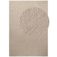 WOLLTEPPICH  Wohnzimmer 80/150 cm Calmio Beige rechteckig  - Beige, Basics, Textil (80/150cm) - Hanse Home
