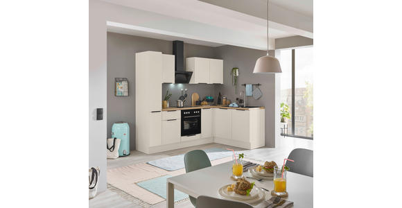 ECKKÜCHE 240/165 cm  in Kaschmir  - Kaschmir/Schwarz, Basics, Holzwerkstoff/Metall (240/165cm) - Xora