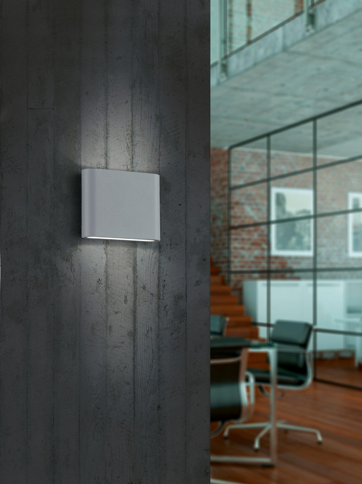 AUSSENWANDLEUCHTE - Titanfarben, Design, Metall (11,5/9cm) - Trio Leuchten