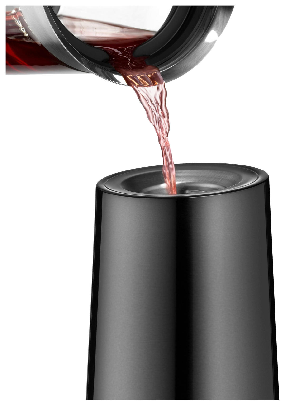 ISOLIERKANNE 1,00 l  - Edelstahlfarben/Graphitfarben, Design, Kunststoff/Metall (1,00l) - WMF