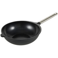 WOKPFANNE Keramikbeschichtung 28 cm  - Schwarz, Basics, Metall (28cm) - Homeware Profession.