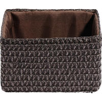 REGALKORB 19/15/12 cm  - Braun, Basics, Kunststoff/Textil (19/15/12cm) - Landscape