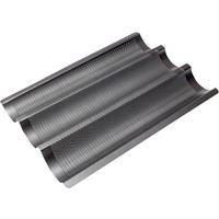 BAGUETTE-BLECH - Schwarz, KONVENTIONELL, Metall (28/38,5/4cm) - Birkmann