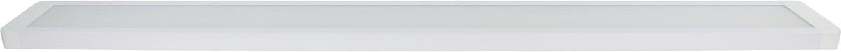 LED-DECKENLEUCHTE ALU-LINE 147/13/2,8 cm  - Weiß, Design, Metall (147/13/2,8cm)
