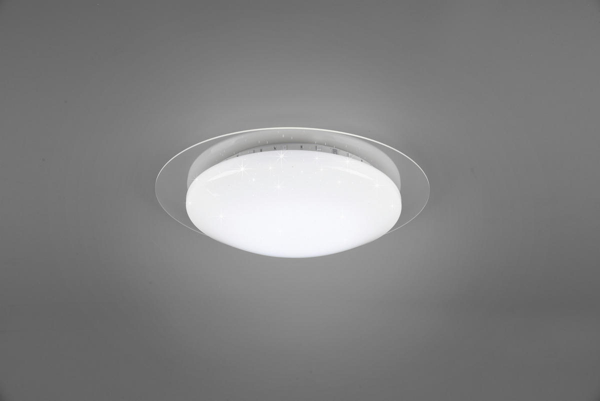LED-DECKENLEUCHTE  35/8,7 cm    - Klar/Weiss, Basics, Kunststoff (35/8,7cm)