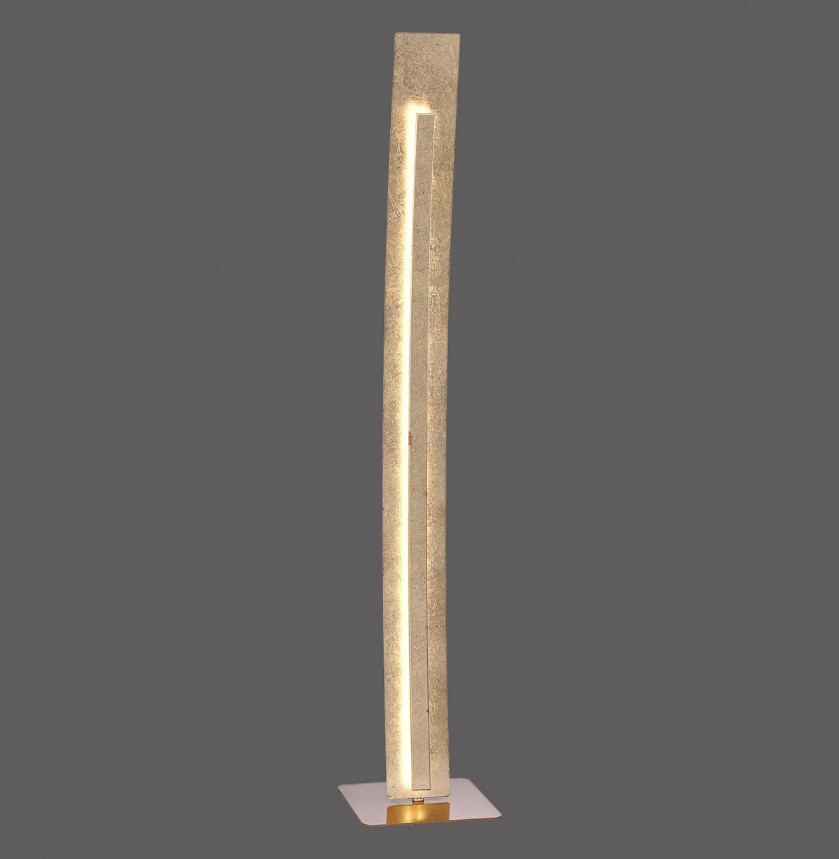 LED-STEHLEUCHTE Nevis 26/140 cm   - Goldfarben, Design, Metall (26/140cm) - Paul Neuhaus