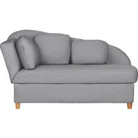 LIEGE in Flachgewebe Grau  - Grau, LIFESTYLE, Holz/Textil (85/97/180cm) - Novel