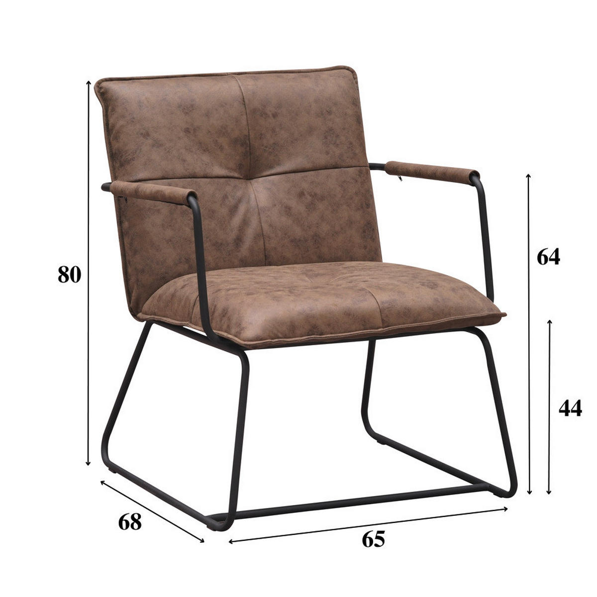 KRESLO, kov, textil, zelená - čierna/zelená, Modern, kov/textil (65/80/68cm) - MID.YOU