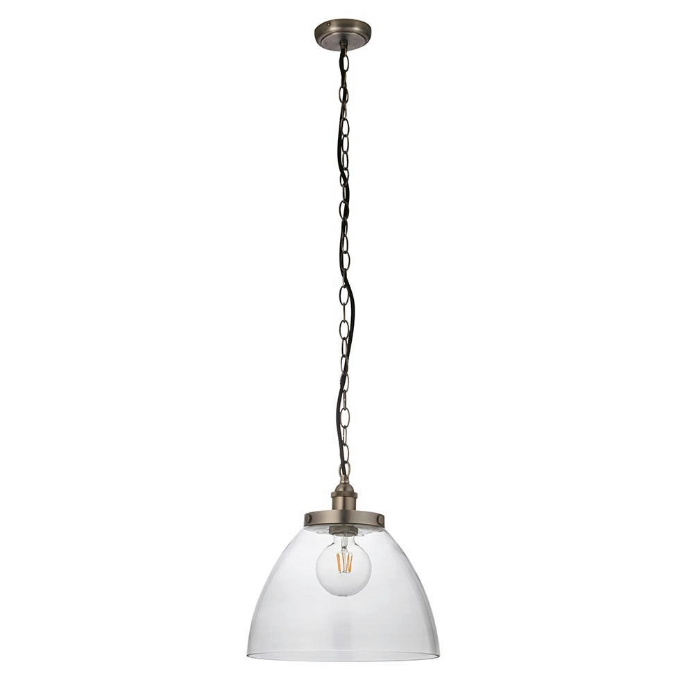 HÄNGELEUCHTE Endon Hansen 33/45-152 cm   - Klar, KONVENTIONELL, Glas (33/45-152cm) - ENDON