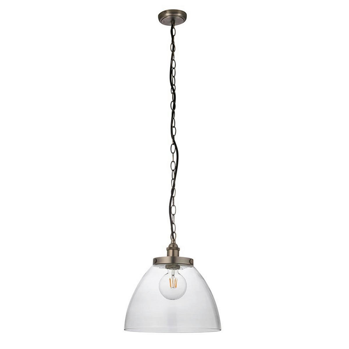 HÄNGELEUCHTE Endon Hansen 33/45-152 cm   - Klar, KONVENTIONELL, Glas (33/45-152cm) - ENDON
