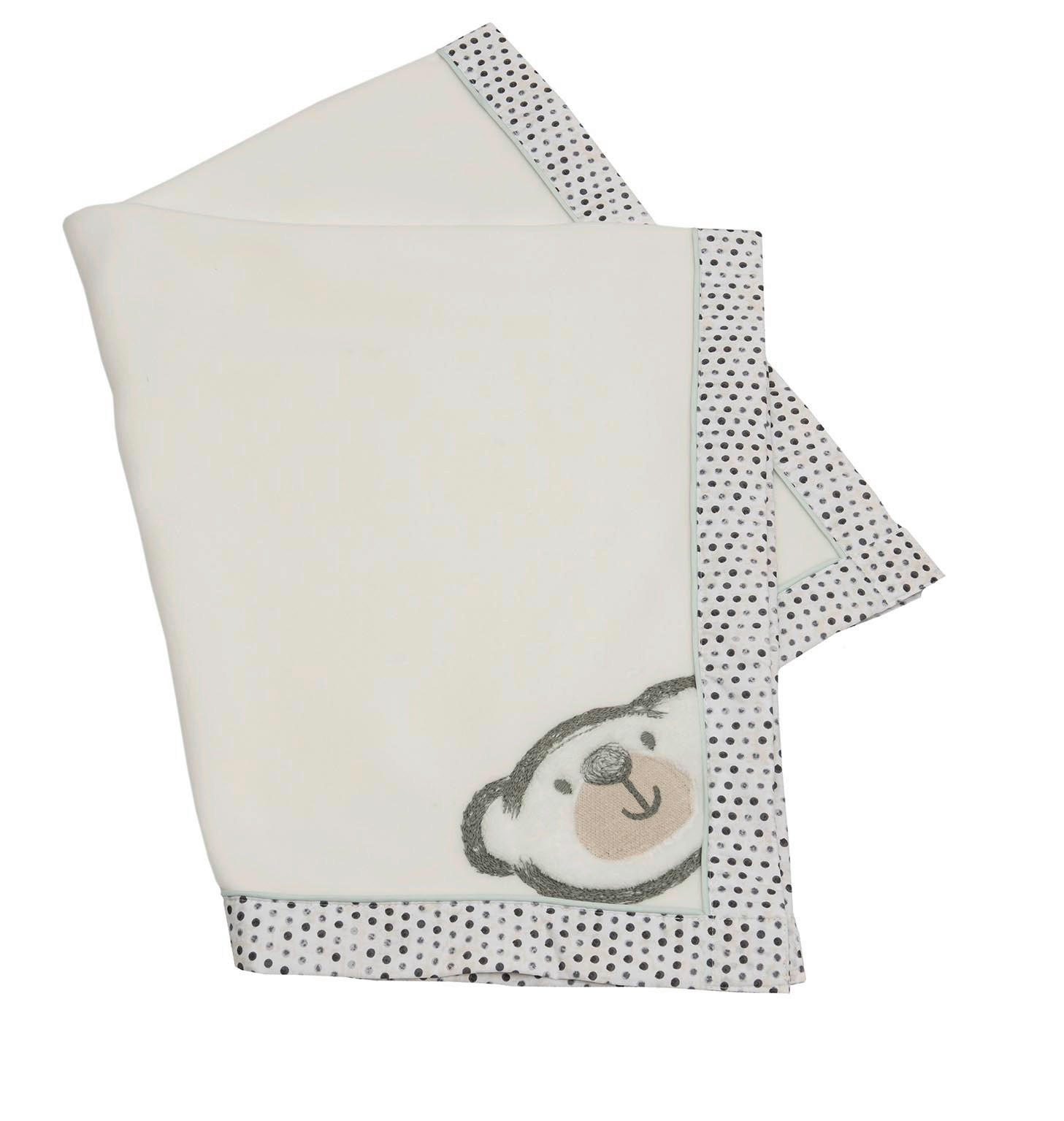 SCHMUSEDECKE Big Willi  75/100 cm  - Hellgrau, Basics, Textil (75/100cm) - Bebe's Collection